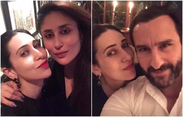 Image result for 1.	Karishma spends quality time with her sister Kareena, Saif