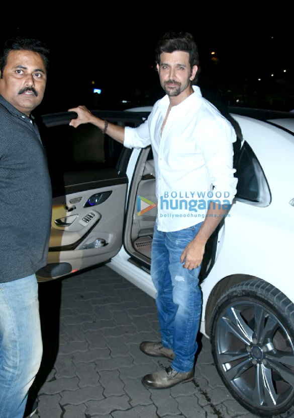 Hrithik Roshan, Sussanne Roshan and kids snapped post dinner at