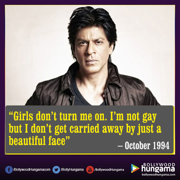 Top 15 quotes by Shah Rukh Khan in his 25 year career - Bollywood Hungama