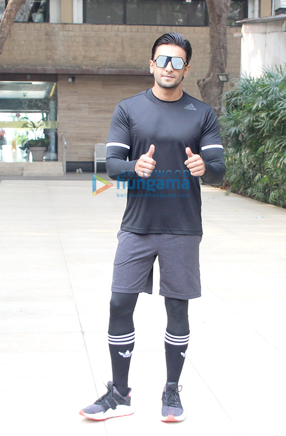 Ranveer Singh spotted at the gym | Parties & Events - Bollywood Hungama