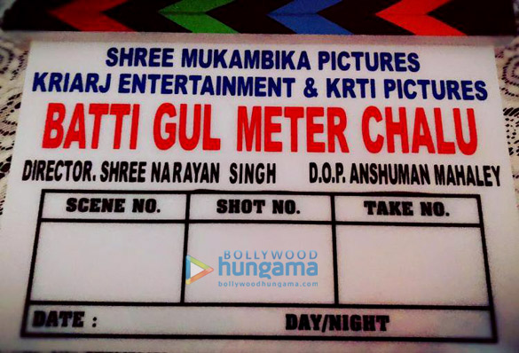 Shahid Kapoor begins shooting for Batti Gul Meter Chalu in Uttarakhand 