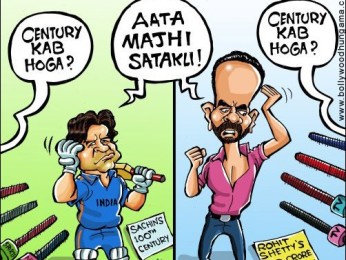 Bollywood Toons: Rohit ka century kab hoga?