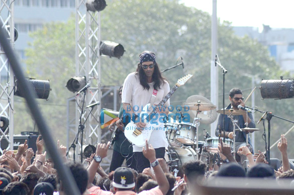 Farhan Akhtar, Arjun Rampal & Purab Kohli shoot a song for Rock On!! 2 Farhan Akhtar, Arjun Rampal & Purab Kohli shoot a song for Rock On!! 2
