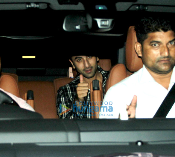 Ranbir Kapoor, Karan Johar & Ayan Mukerji snapped post get-together at Aamir Khan’s house Ranbir Kapoor, Karan Johar & Ayan Mukerji snapped post get-together at Aamir Khan's house