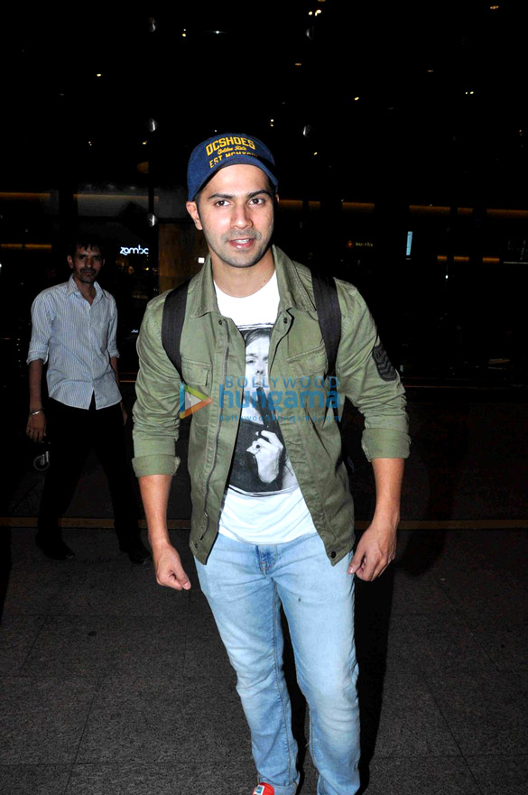 Varun Dhawan arrives back from Bangkok Varun Dhawan arrives back from Bangkok