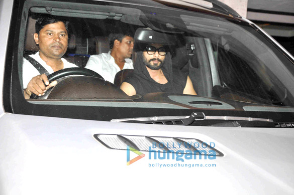 Shahid Kapoor snapped post his meeting with film maker Sanjay Leela Bhansali Shahid Kapoor snapped post his meeting with film maker Sanjay Leela Bhansali