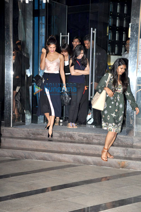Jacqueline Fernandez snapped post dinner at ‘Yauatcha’ Jacqueline Fernandez snapped post dinner at 'Yauatcha'