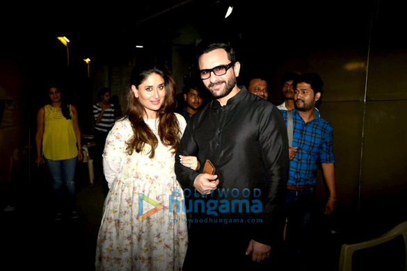 Saif Ali Khan and Kareena Kapoor Khan snapped post Harper’s Bazaar Bride shoot in Mumbai Saif Ali Khan and Kareena Kapoor Khan snapped post Harper's Bazaar Bride shoot in Mumbai
