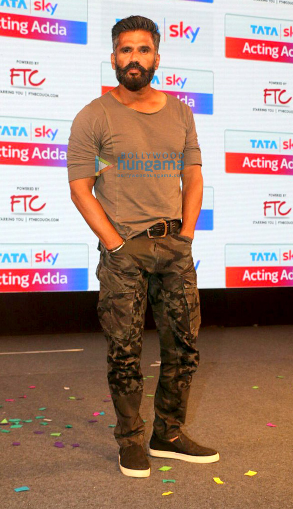 Ajay Devgn And Suniel Shetty Launch Tata Sky Acting Adda Suniel 