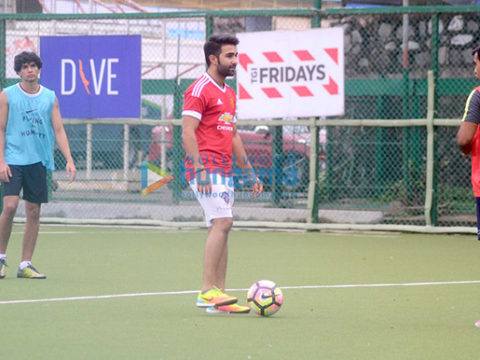 Aadar Jain snapped at football practice | Parties & Events ...