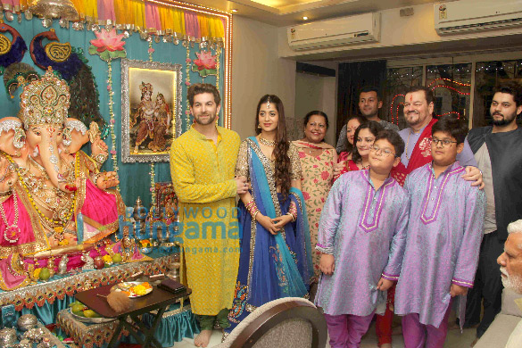 Neil Nitin Mukesh celebrate Ganesh Chaturthi Neil Nitin Mukesh celebrate Ganesh Chaturthi