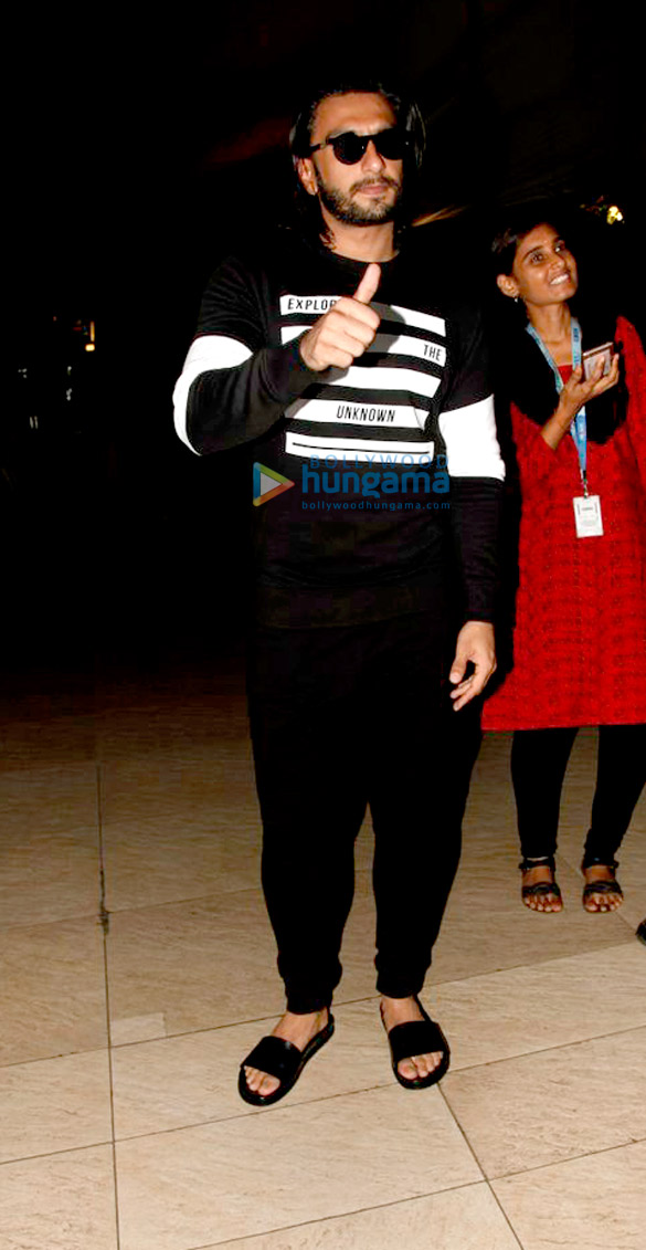 Ranveer Singh snapped post his gym session Ranveer Singh snapped post gym