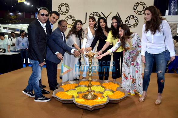Jacqueline Fernandez and Amruta Fadnavis inaugurate Joya exhibition in Mumbai Jacqueline Fernandez and Amruta Fadnavis inaugurate Joya exhibition in Mumbai