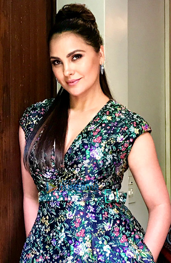 Lara Dutta snapped during a photoshoot for Alexis Mabille Lara Dutta snapped during a photoshoot for Alexis Mabille