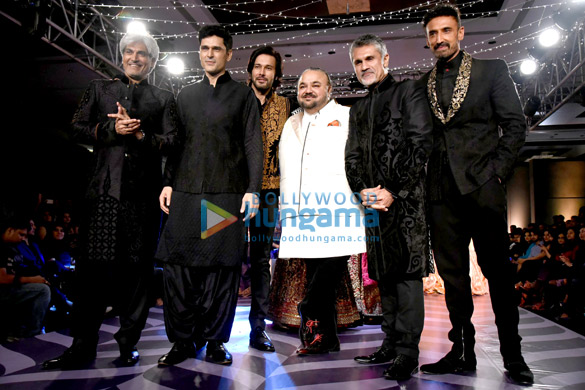 Rahul Dev and Rajniesh Duggal walk the the ramp at Bombay Times Fashion Week Rahul Dev and Rajniesh Duggal walk the the ramp at Bombay Times Fashion Week