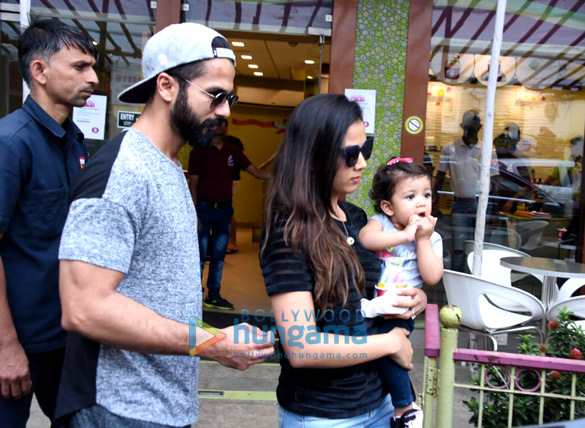 Shahid Kapoor and family snapped on Mira Kapoor’s birthday at an ice cream store Shahid Kapoor and family snapped on Mira Kapoor's birthday at an ice cream store