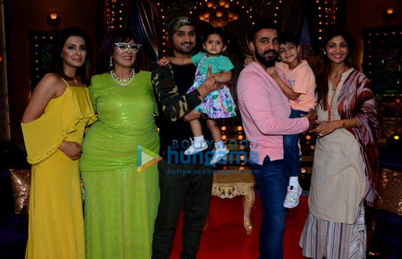 Shilpa Shetty on the first day of her new show ‘Aunty Boli Lagao Boli’ Shilpa Shetty on the first day of her new show 'Super Dancer 2'