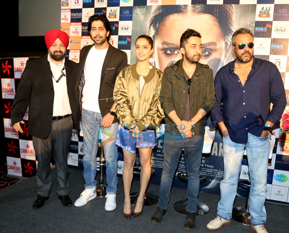 Shraddha Kapoor promotes Haseena Parkar with the team at Odeon Carnival Cinemas in Delhi Shraddha Kapoor promotes Haseena Parkar with the team at Odeon Carnival Cinemas in Delhi