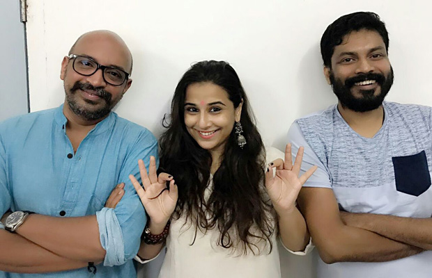 Vidya Balan poses with her ‘Mallu’ boys on the occasion of Onam