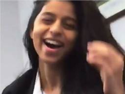 WATCH: Shah Rukh Khan’s daughter Suhana Khan does a cute hair flip while talking to her friends!