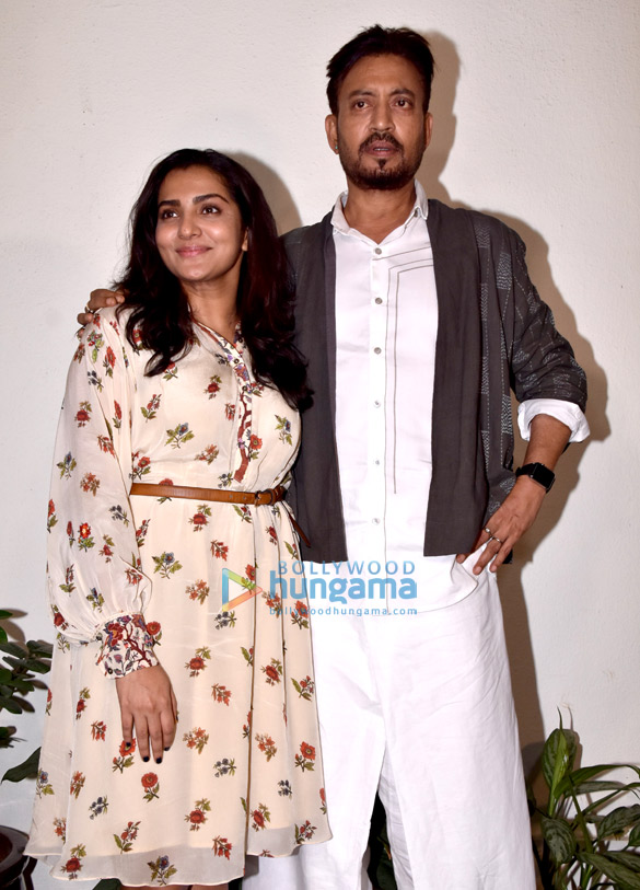 Irrfan Khan and Parvathy host a special screening of ‘Qarib Qarib Singlle’ Irrfan Khan and Parvathy host a special screening of 'Qarib Qarib Singlle'