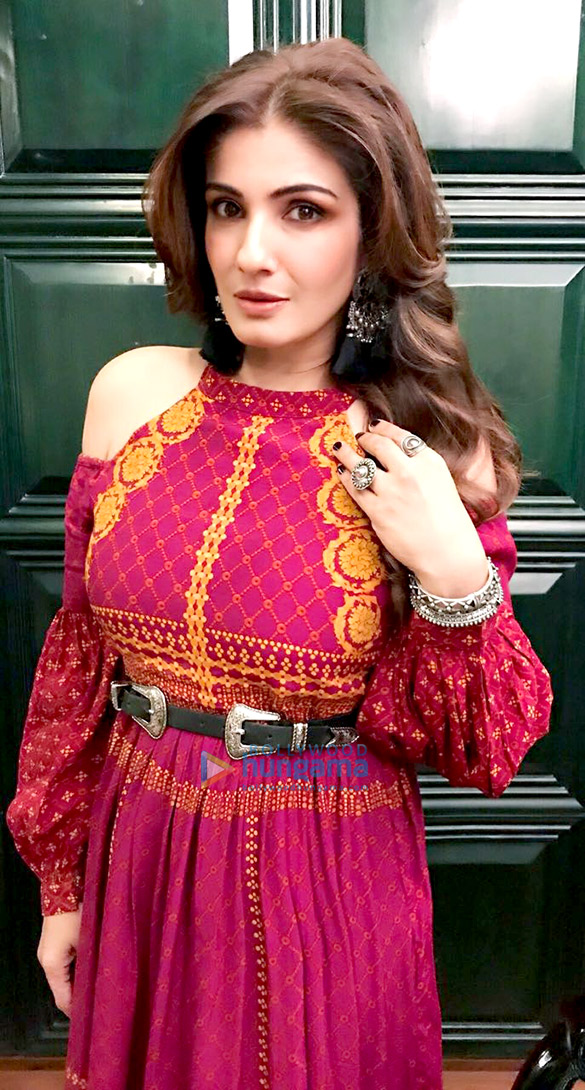 Raveena Tandon snapped in Ritu Kumar’s outfit Raveena Tandon snapped in Ritu Kumar's outfit