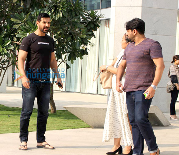 John Abraham spotted at BKC John Abraham spotted at BKC