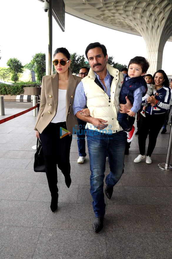 Kareena Kapoor Khan, Saif Ali Khan and Taimur spotted going to Delhi Kareena Kapoor Khan, Saif Ali Khan and Taimur spotted going to Delhi