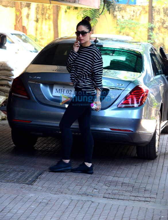 Kareena Kapoor Khan snapped at the gym