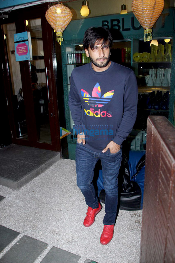 Ranveer Singh spotted outside BBLUNT Ranveer Singh spotted outside BBLUNT