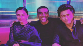 Shah Rukh Khan and Deepika Padukone twin in black at Zee’s 25th-anniversary event