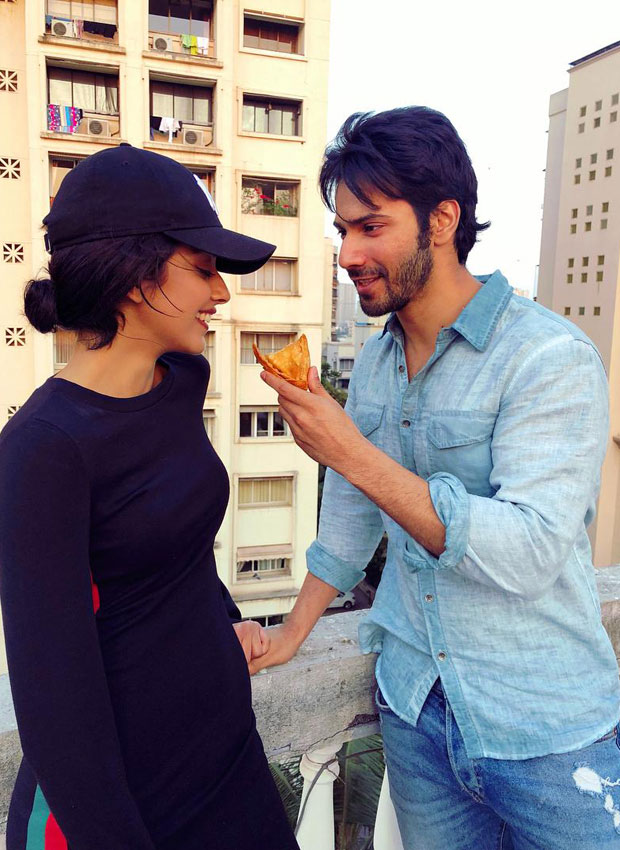 Check out: Varun Dhawan feeds samosa to his October co ...