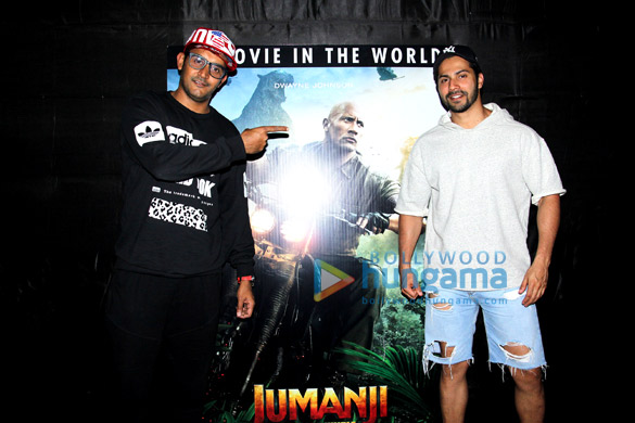 Varun Dhawan hosts a special screening of ‘Jumanji: Welcome to The Jungle’ Varun Dhawan hosts a special screening of 'Jumanji: Welcome to The Jungle'