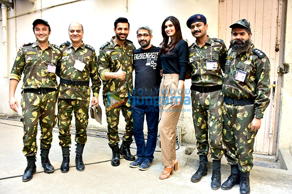 John Abraham and Diana Penty snapped promoting their film Parmanu – The Story of Pokhran John Abraham and Diana Penty snapped promoting their film Parmanu - The Story of Pokhran