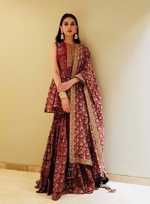 #TraditionalThursday: Aditi Rao Hydari Goes Ethno-chic In A Punit ...