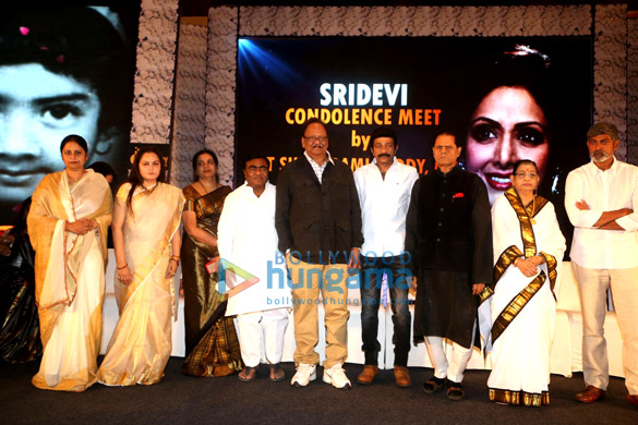Subbarami Reddy hosts a condolence meet for the late Sridevi Subbarami Reddy hosts a condolence meet for the late Sridevi