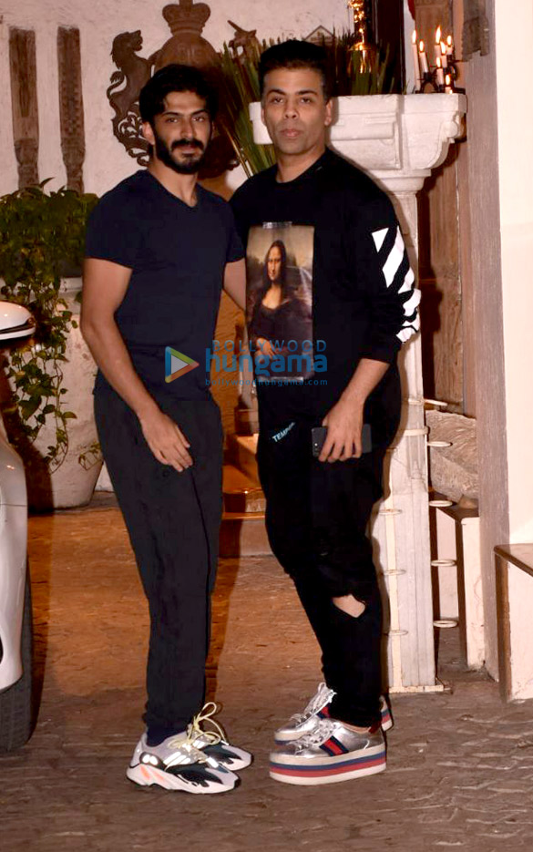 Karan Johar Sanjay Kapoor And Others Snapped At A Party At Sonam Kapoor S House Parties Events Bollywood Hungama