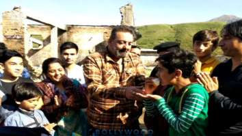 Here’s how Sanjay Dutt celebrated a kid’s birthday on the sets of Torbaaz [See pics]