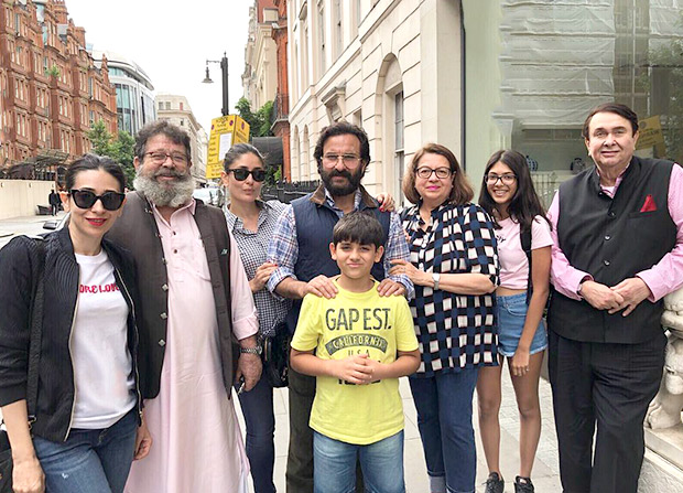 Check out! Saif Ali Khan and Kareena Kapoor get together with the entire Kapoor clan in London