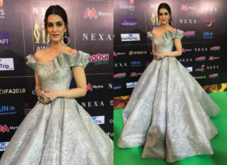 IIFA 2018 Awards: Kriti Sanon shines bright in a metallic gown, brings some ruffles and lots of drama!