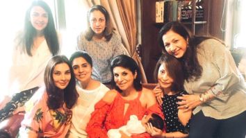 Neetu Kapoor meets Varun Dhawan’s little niece with a group of friends
