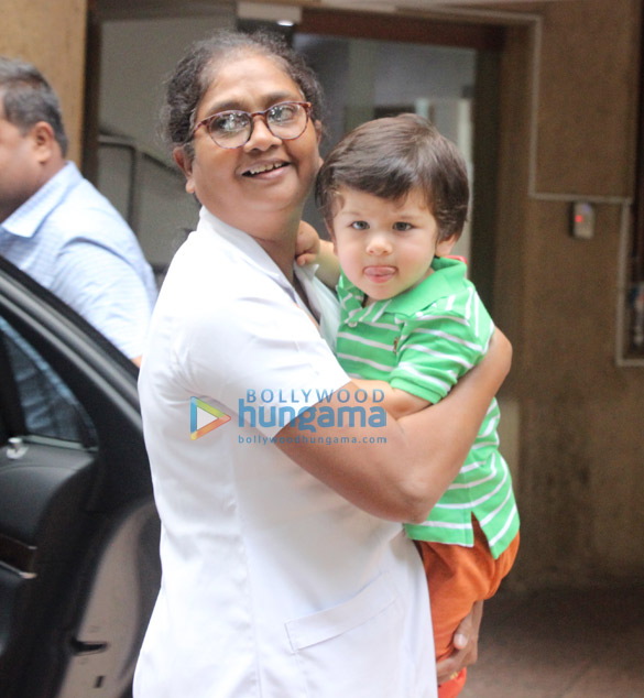 Taimur Ali Khan snapped at playschool
