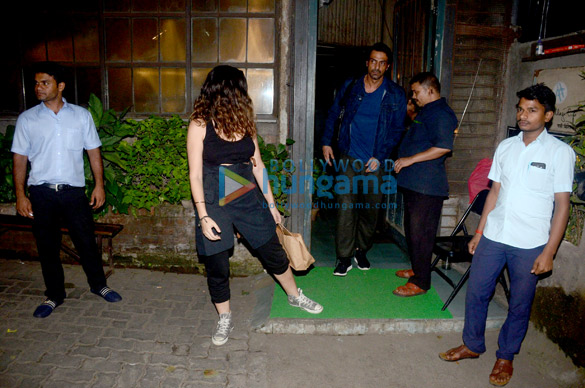 Arjun Rampal snapped at Pali Village Cafe