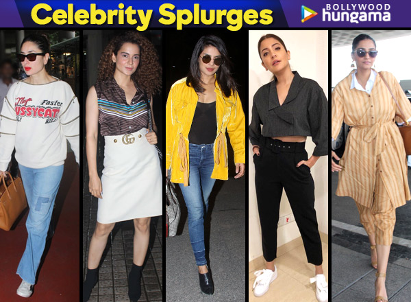 Celebrity Splurges – Kareena, Kangana, Priyanka, Anushka and Sonam
