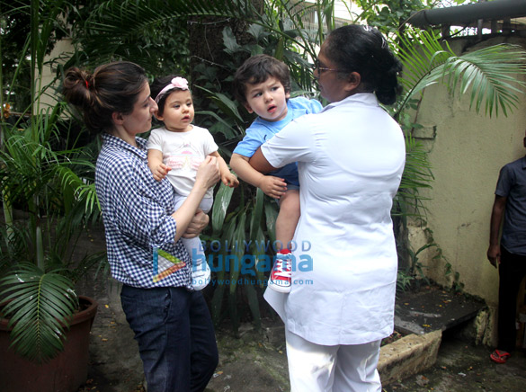Soha Ali Khan visits Taimur Ali Khan’s playschool with Inaaya Naumi Soha Ali Khan visits Taimur Ali Khan's playschool with Inaaya Naumi