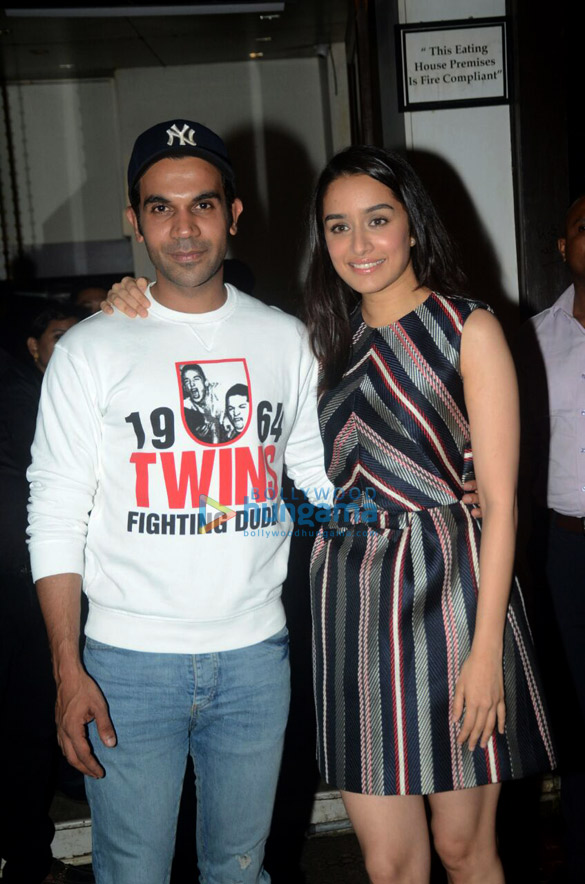 Rajkummar Rao, Shraddha Kapoor, Urvashi Rautela and others spotted at Bastian in Bandra