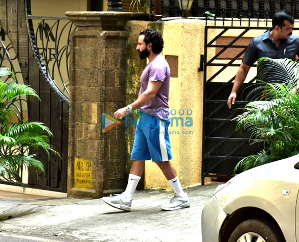 Saif Ali Khan spotted in Bandra