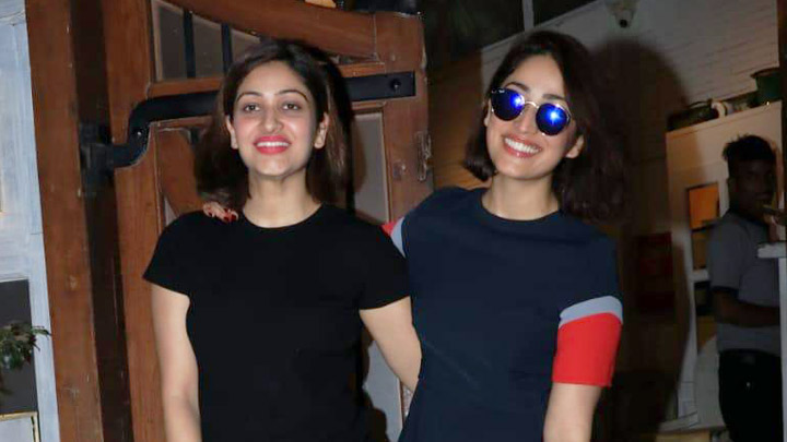 Yami Gautam and Surilie Gautam spotted at Fable in Juhu Yami Gautam and Surilie Gautam spotted at Fable in Juhu