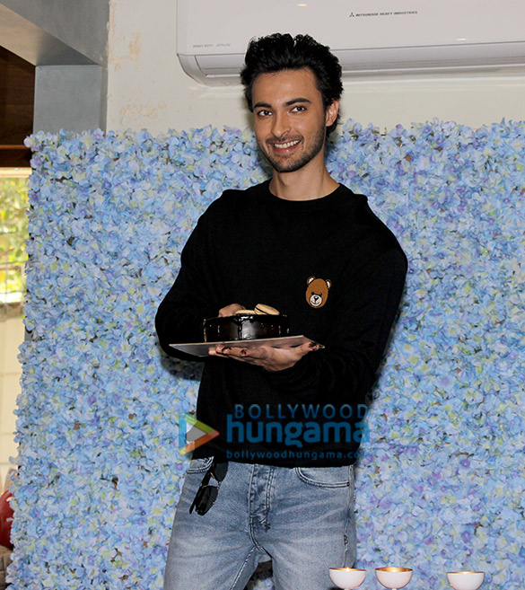 Aayush Sharma celebrates his birthday at his residence in Bandra