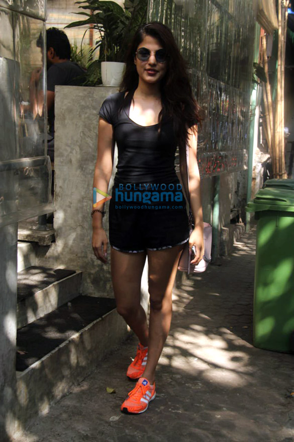 Rhea Chakraborty spotted at The Kitchen Garden